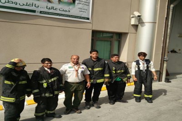 زيارة طلاب الكشافة - الدفاع المدني